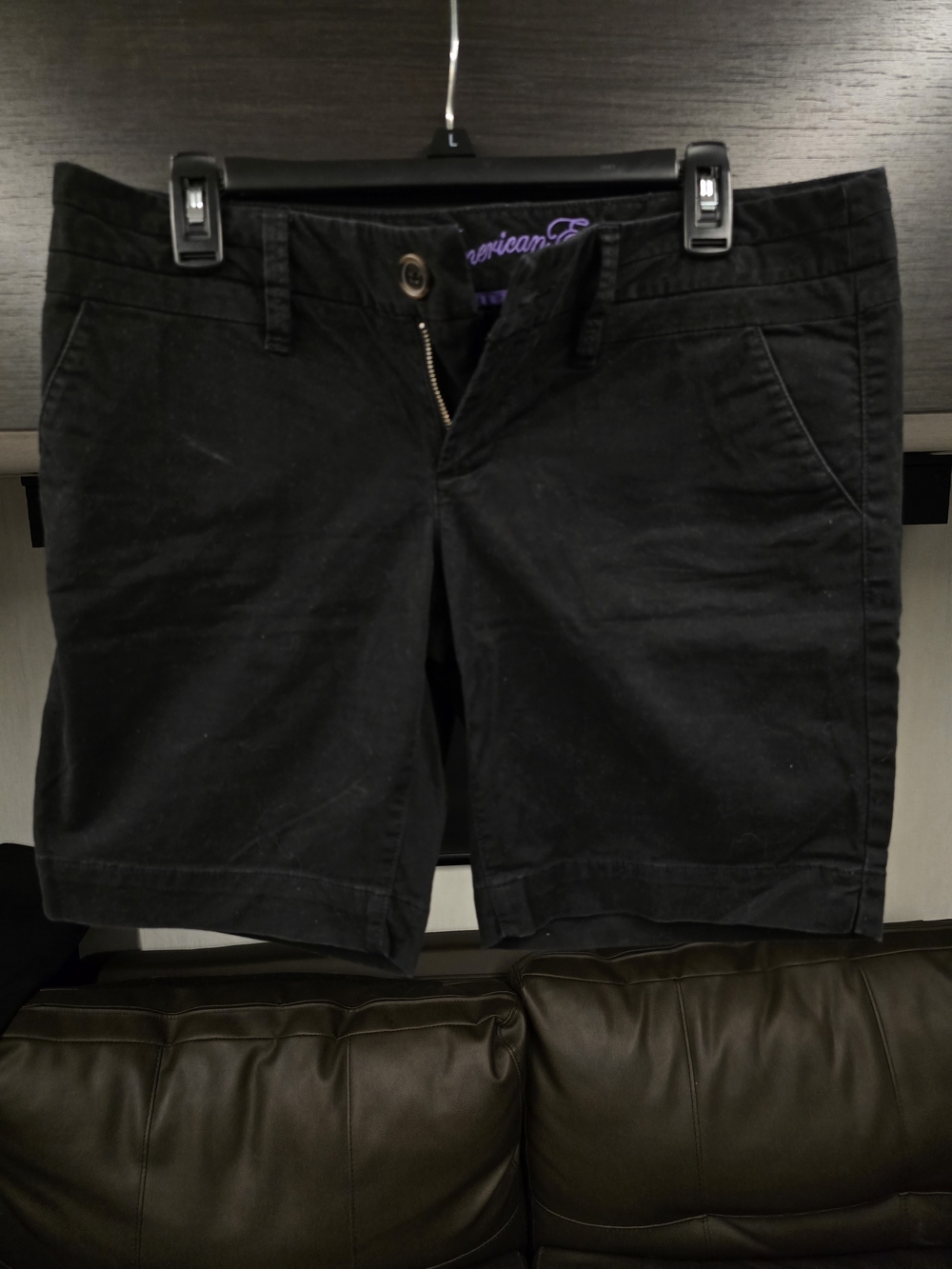American Eagle Outfitters Black Mid-Rise Women's Shorts